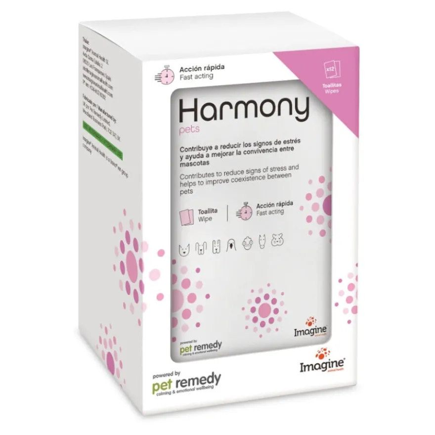 Uranovet Imagine Harmony Pets Toallitas Calmantes para animales