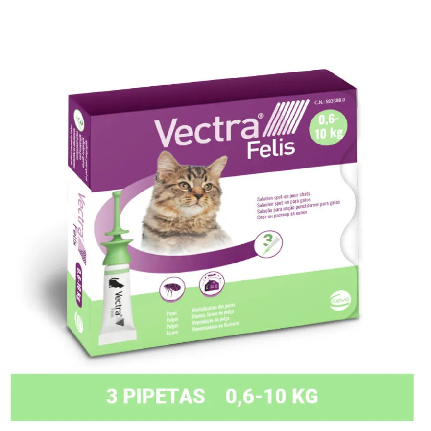 Vectra Felis Pipetas Antiparasitarias para gatos
