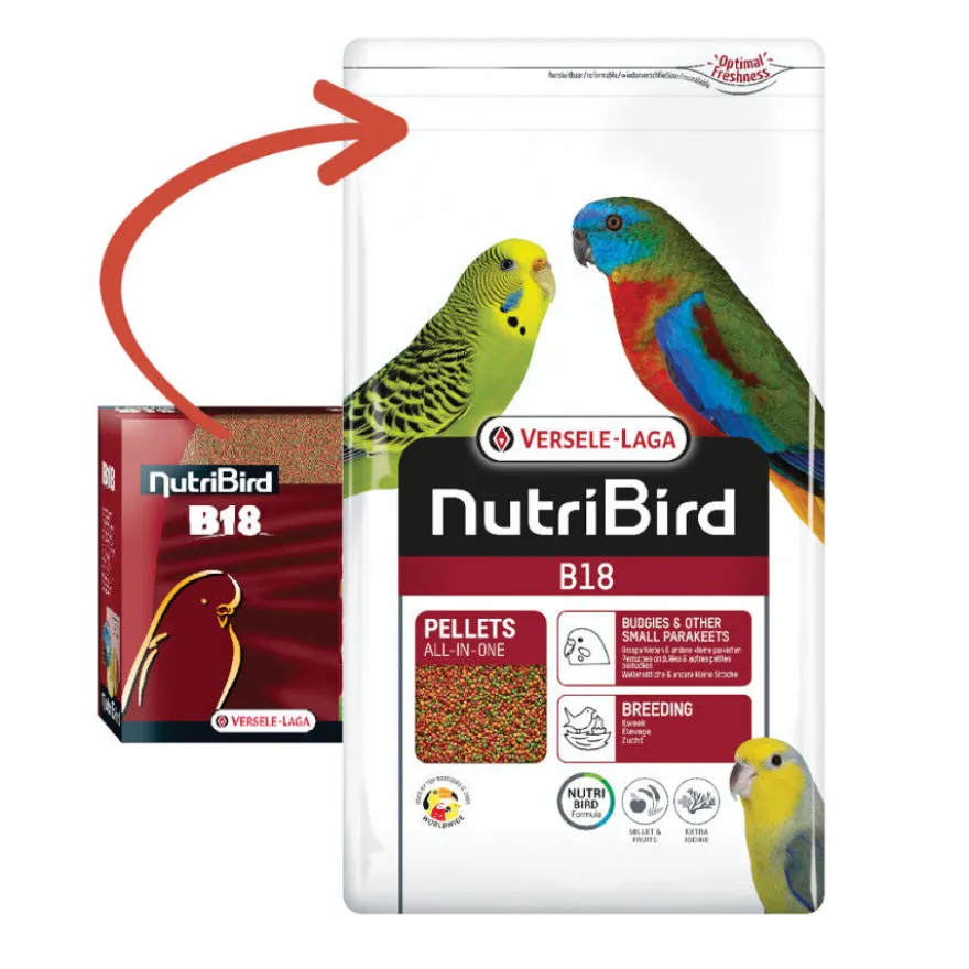 Versele-Laga NutriBird B18 pienso para periquitos y aves pequeñas