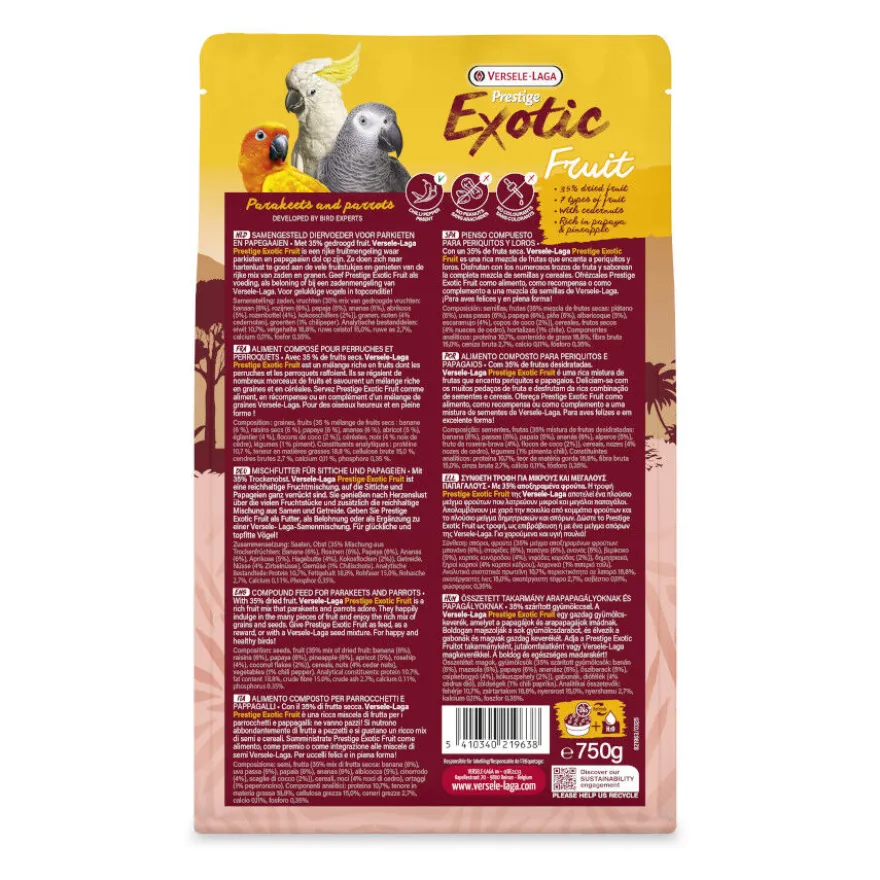 Versele-Laga Prestige Exotic Fruit semillas para loros