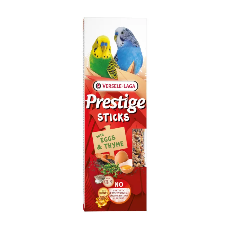 Versele-Laga Prestige Sticks Barritas Huevos y Tomillo para periquitos