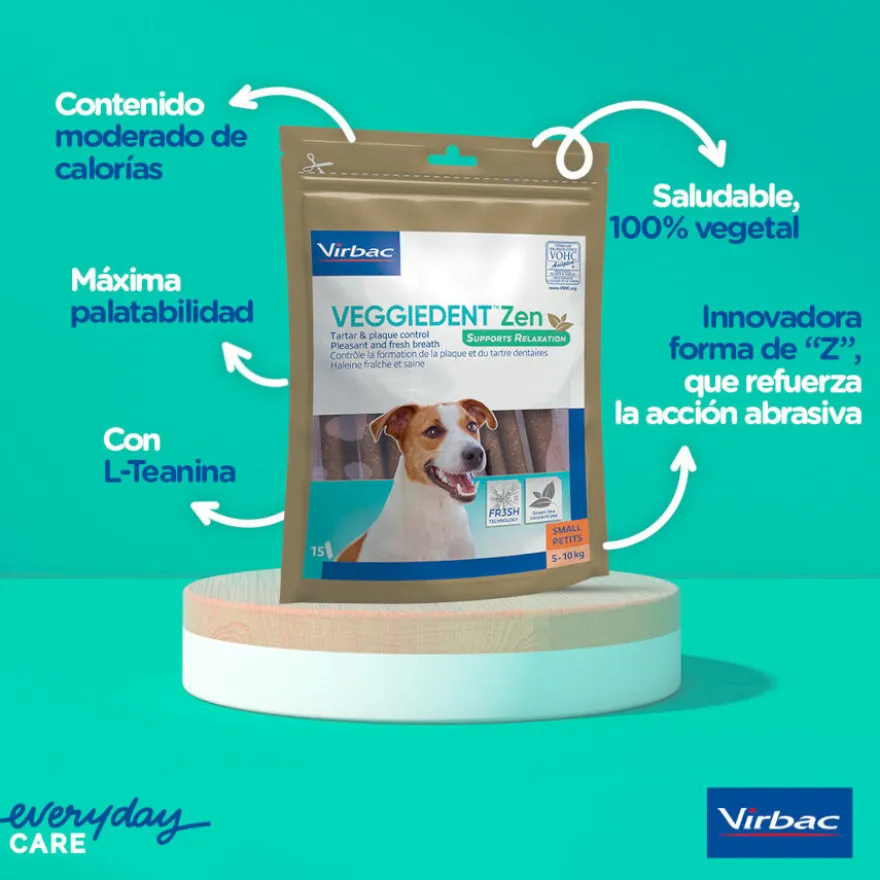 Virbac Láminas Veggiedent Zen XS para perros
