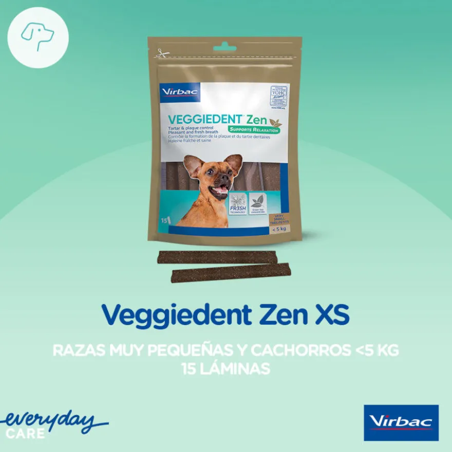 Virbac Láminas Veggiedent Zen XS para perros