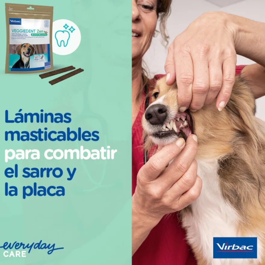 Virbac Láminas Veggiedent Zen XS para perros
