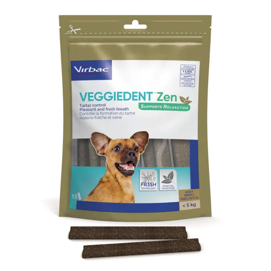 Virbac Láminas Veggiedent Zen XS para perros