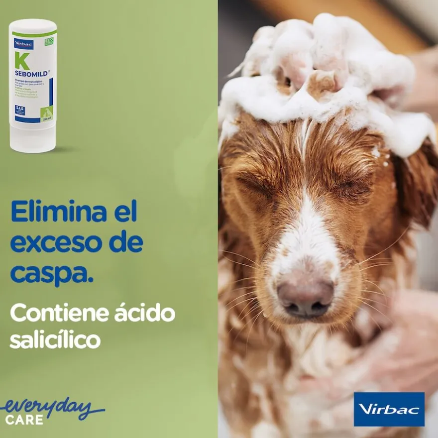 Virbac Sebomild Champú para pieles grasas en perros y gatos