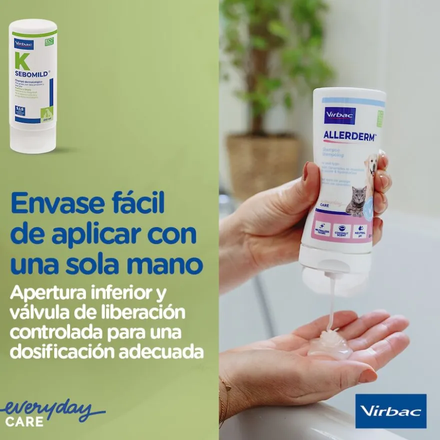 Virbac Sebomild Champú para pieles grasas en perros y gatos
