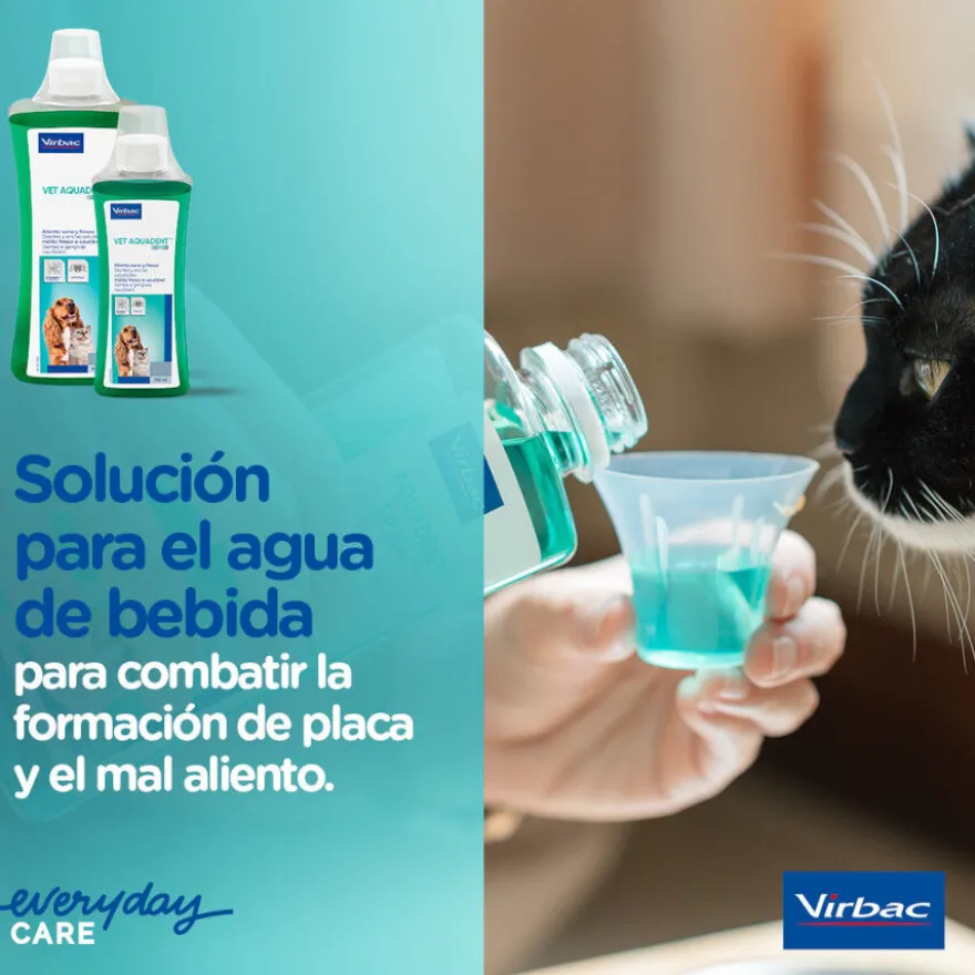 Virbac Vet Aquadent Enjuague Bucal para perros y gatos