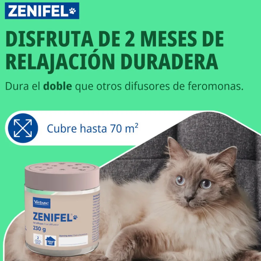 Virbac Zenifel Gel Difusor Calmante para gatos