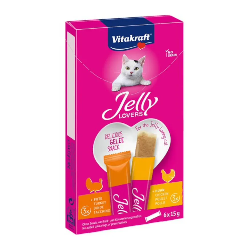 Vitakraft Barritas Jelly Lovers Pavo y Pollo para gatos