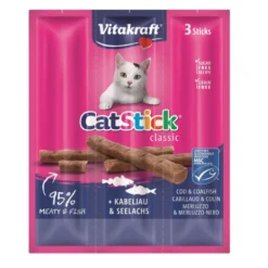 Vitakraft Cat Stick Classic con Bacalao y Atún