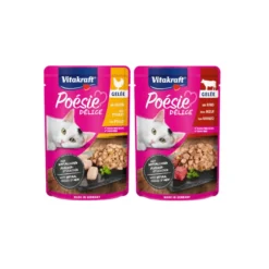 Vitakraft Poésie Delice plus Pollo y Ternera sobre Gelatina para gatos