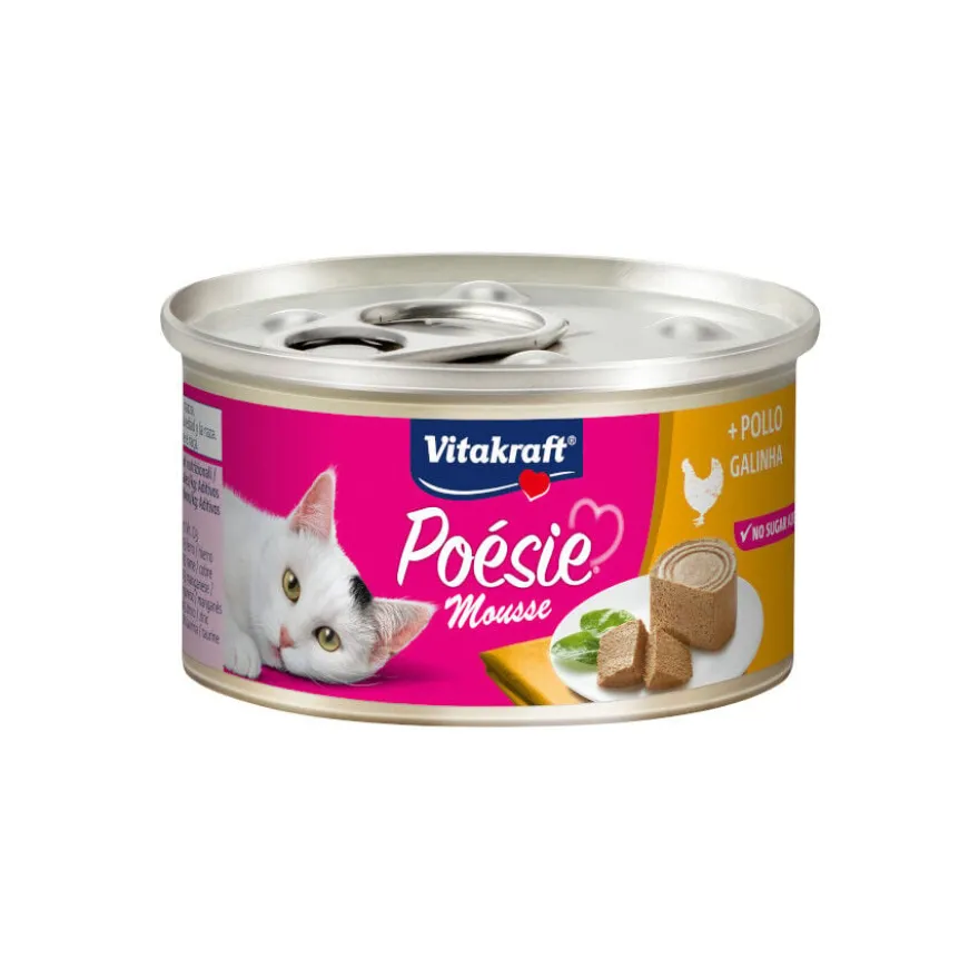 Vitakraft Poésie Mousse de Pollo lata para gatos