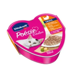 Vitakraft Poésie Pavo tarrina en salsa para gatos