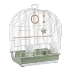 Voltregà 642 Eco Jaula Verde con Columpio para pájaros