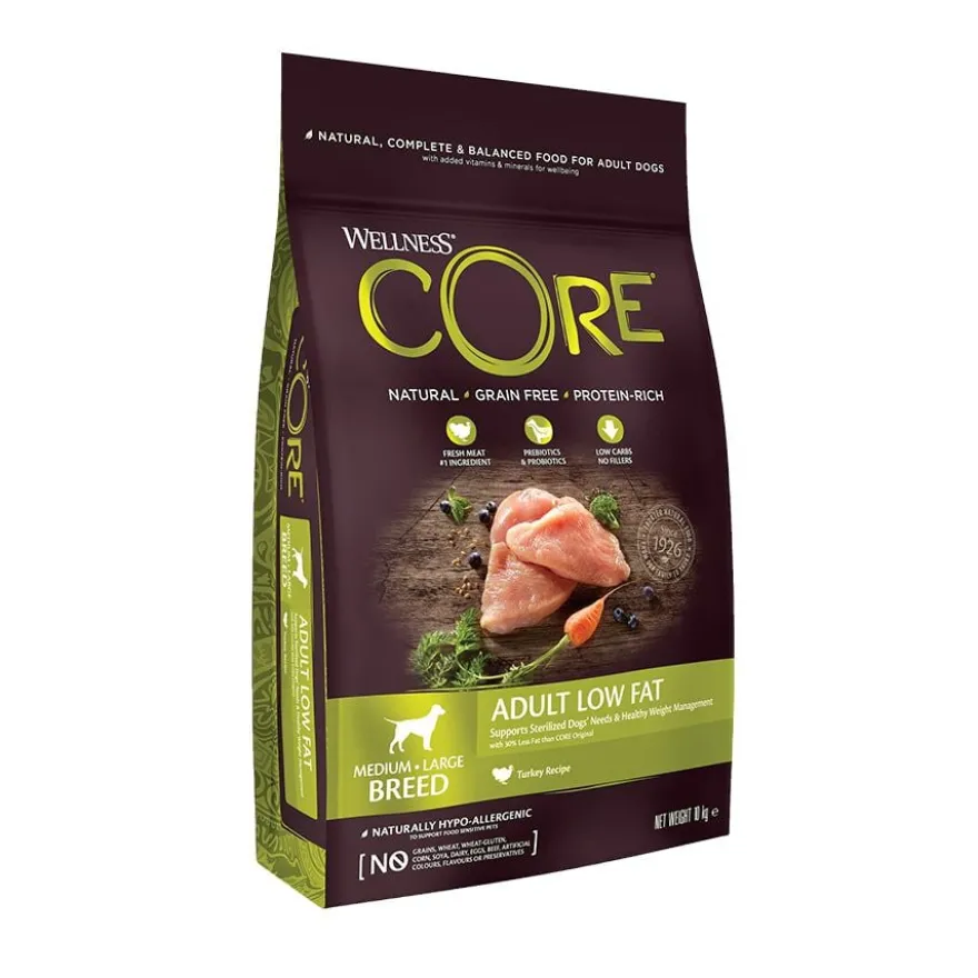 Wellness Core Adult Medium/Large Healthy Pavo Low Fat pienso para perros