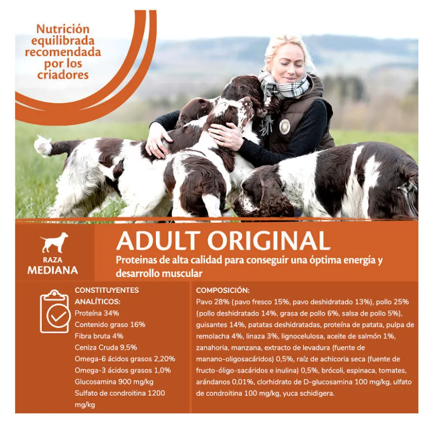 Wellness Core Adult Medium Original Pavo y Pollo pienso para perros