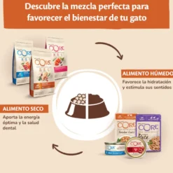 Wellness Core Adult Pollo y Pavo en Paté sobre para gatos