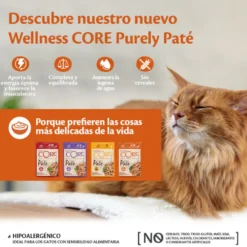 Wellness Core Adult Purely Pato y Pollo en Paté sobre para gatos