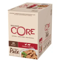 Wellness Core Adult Purely Pollo y Ternera en Paté sobre para gatos