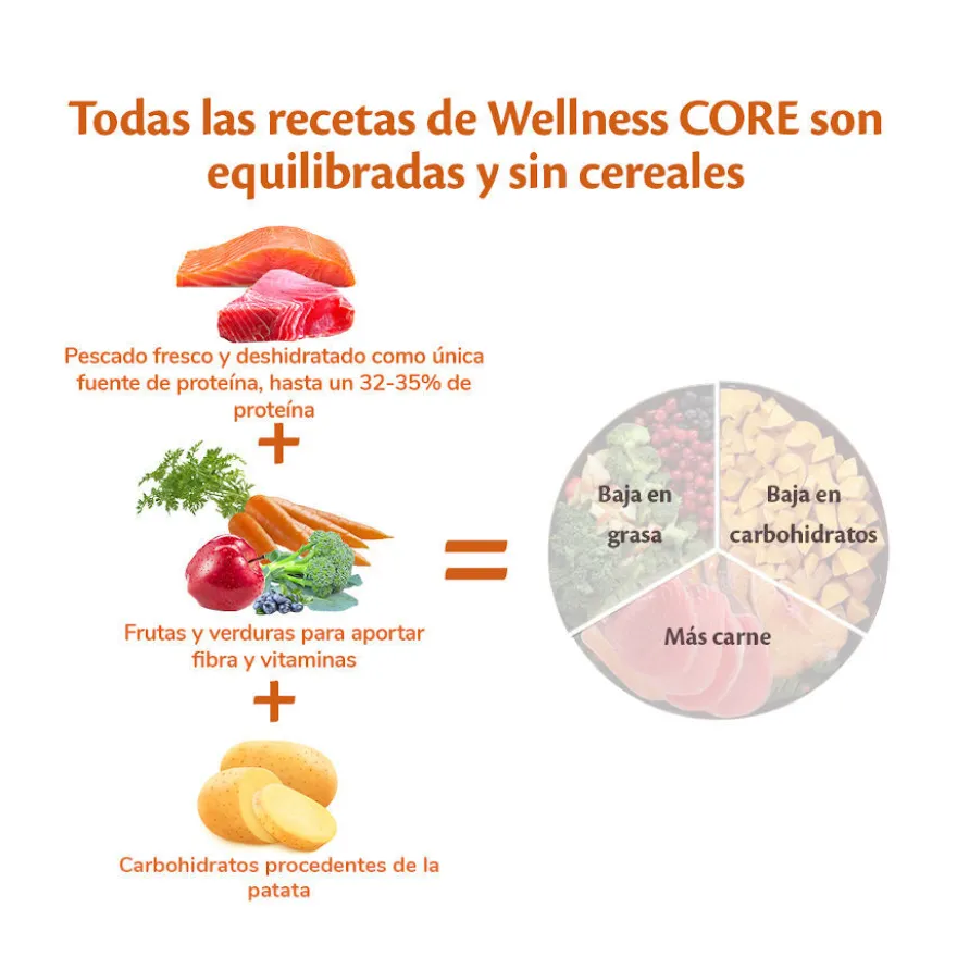 Wellness Core Adult Small Ocean Salmón y Atún pienso para perros
