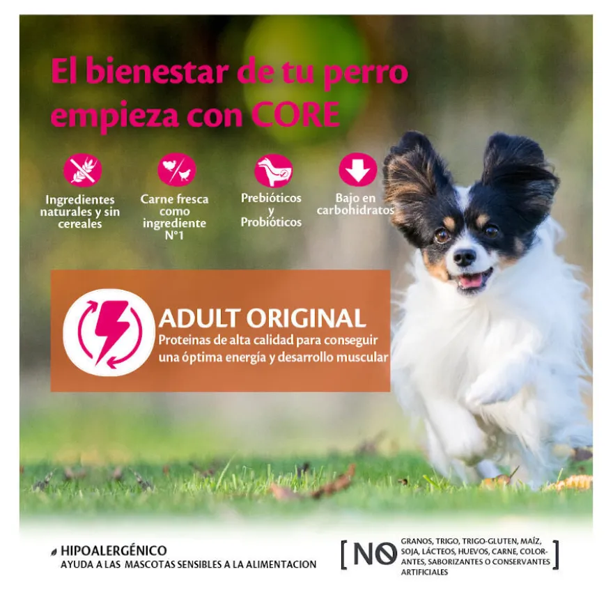 Wellness Core Adult Small Original Pavo y Pollo pienso para perros