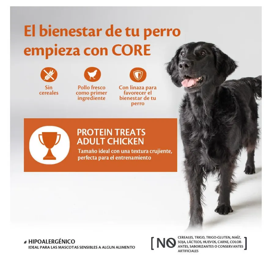 Wellness Core Bocaditos Protein Treats Pollo para perros