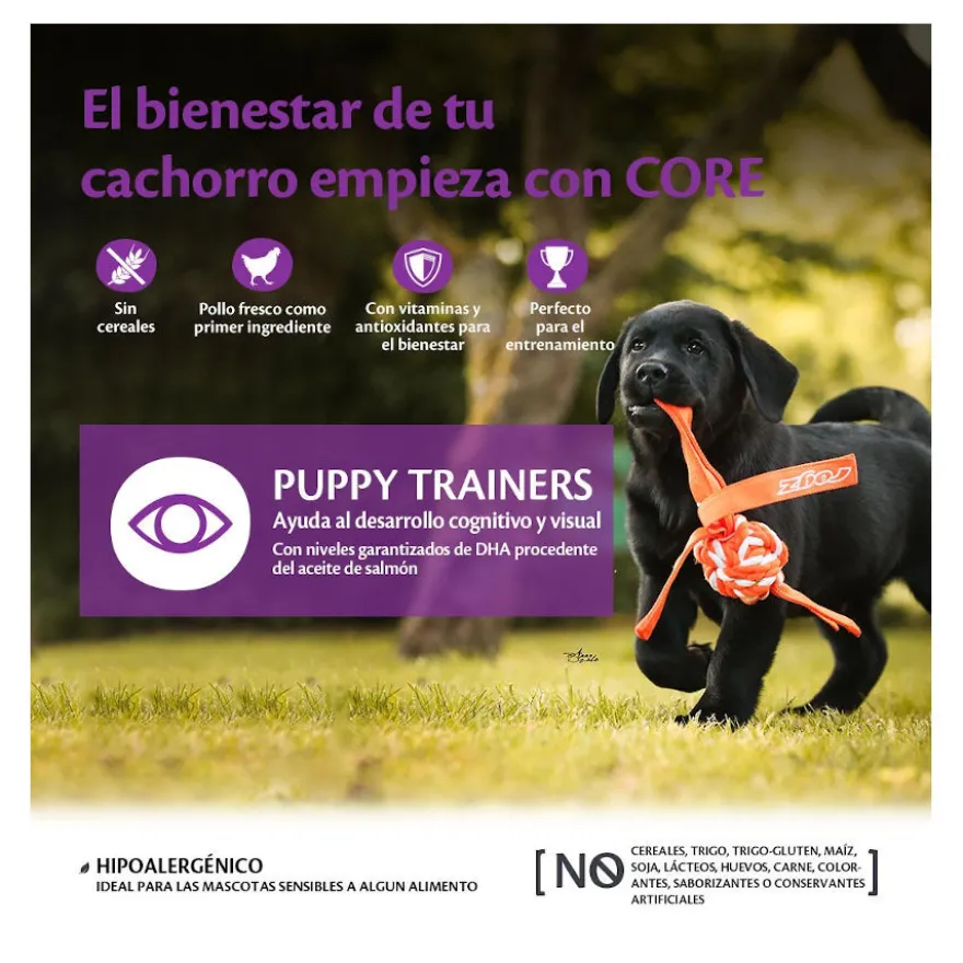 Wellness Core Bocaditos Puppy Trainers Pollo para perros