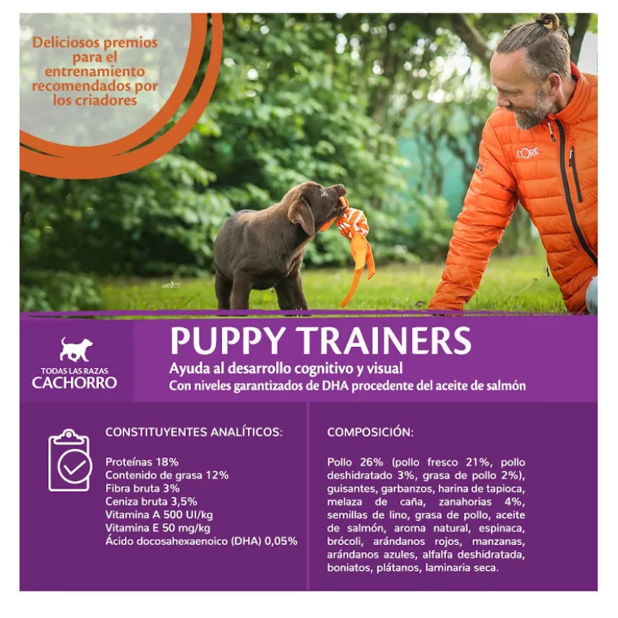 Wellness Core Bocaditos Puppy Trainers Pollo para perros
