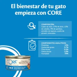 Wellness Core Flaked atún lata para gatos