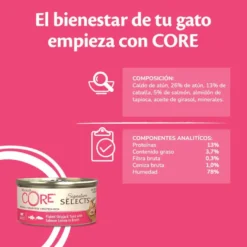 Wellness Core Flaked Salmón lata para gatos