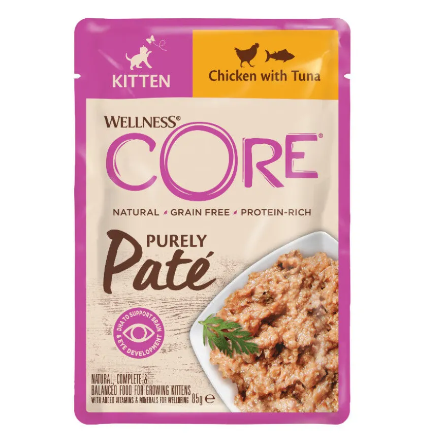 Wellness Core Kitten Pollo en Paté sobre para gatos