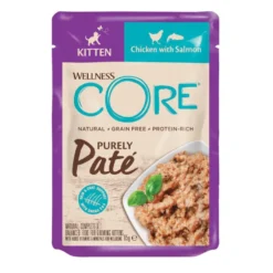 Wellness Core Pate Pollo y Salmón para gatito