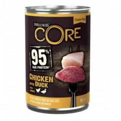 Wellness Core Pollo y Pato lata para perros