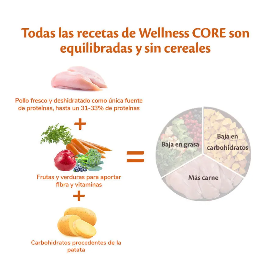 Wellness Core Puppy Small/Medium Pollo y Pavo pienso para perros