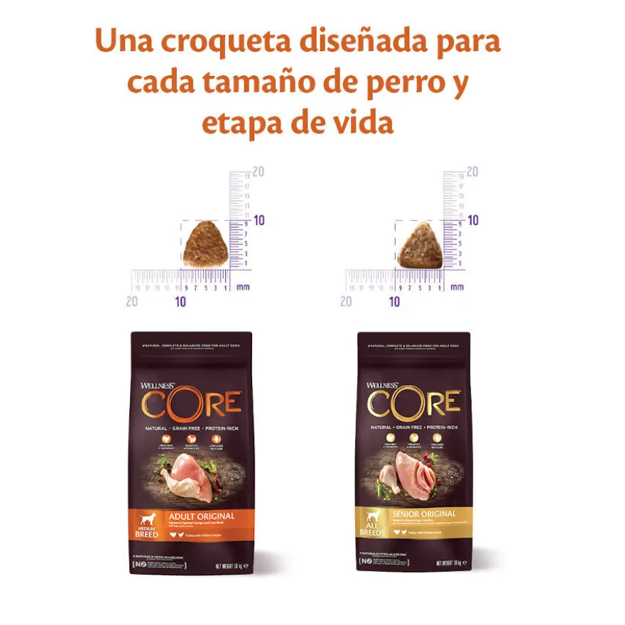 Wellness Core Senior Pollo y Pavo pienso para perros
