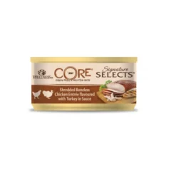 Wellness Core Shredded pollo y pavo lata para gatos