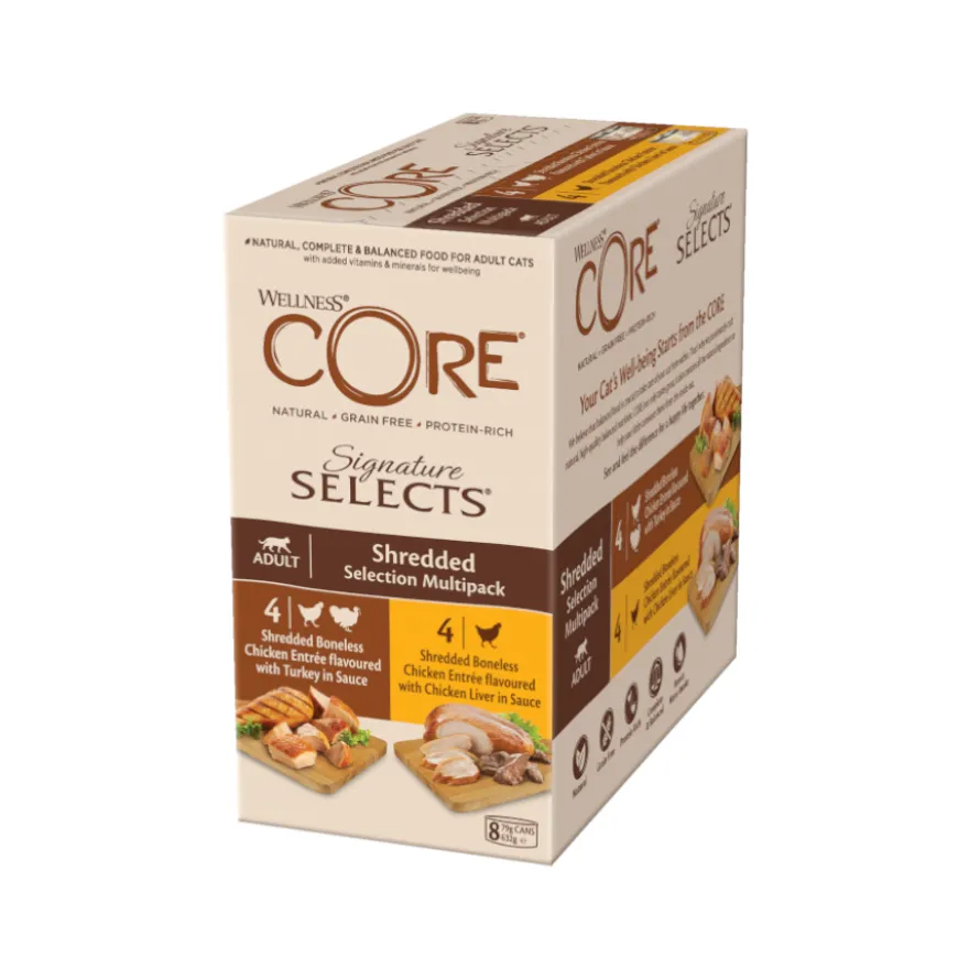Wellness Core Shredded Selection lata para gatos