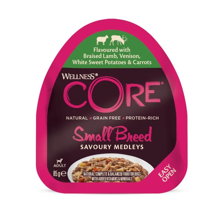 Wellness Core Small Breed Grain Free Cordero y Venado tarrina para perros