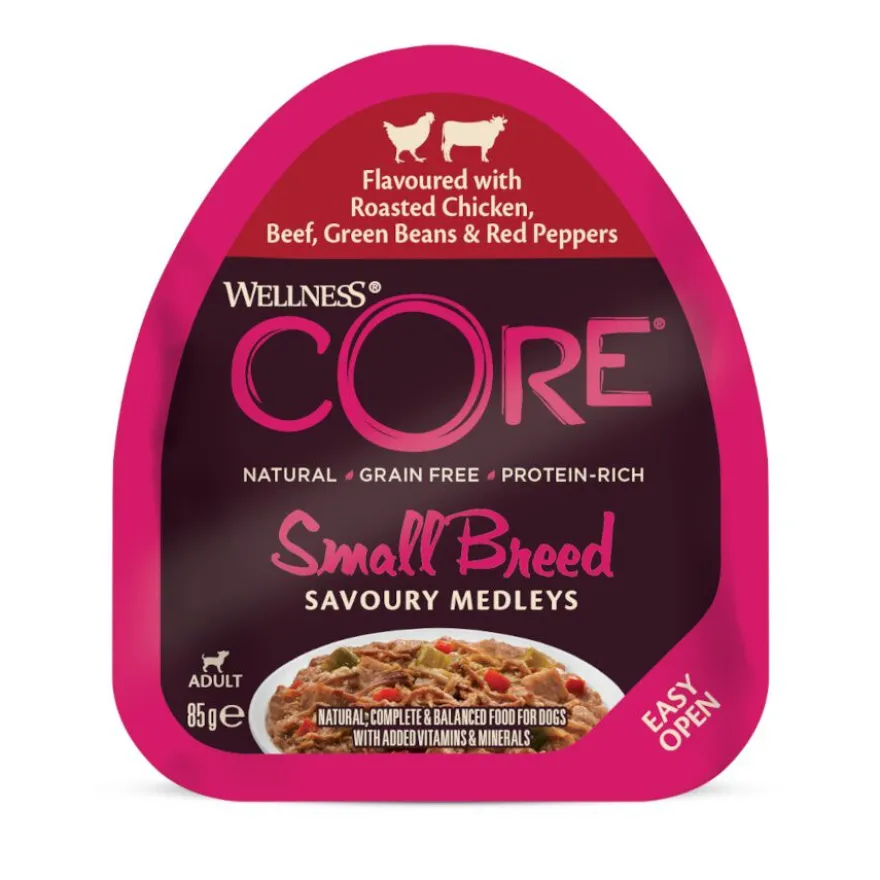 Wellness Core Small Breed Grain Free Pollo y Ternera tarrina para perros