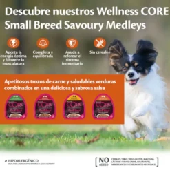 Wellness Core Small Breed Grain Free Pollo y Ternera tarrina para perros