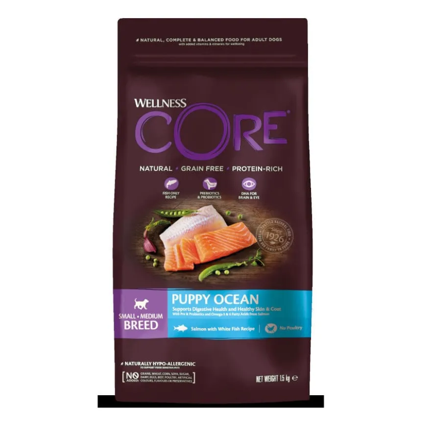 Wellness Core Small Medium Puppy Salmón Grain Free pienso para perros