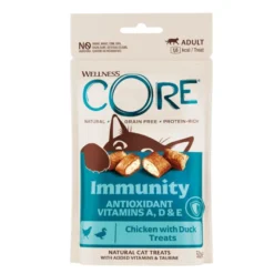 Wellness Core Snacks Inmunitario Pollo y Pato para gatos
