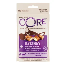 Wellness Core Snacks Pollo y Salmón para gatito