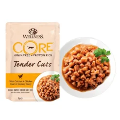 Wellness Core Tender Cuts Pollo Sobre en salsa para gatos
