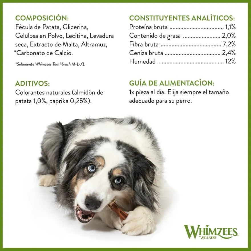 Whimzees Snacks Dentales para perros de razas grandes