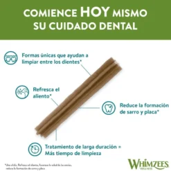 Whimzees Snacks Dentales Stix para perros de razas pequeñas