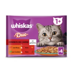 Whiskas Duo Combos de Carne Sobre en gelatina para gatos