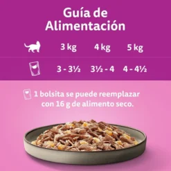 Whiskas Pure Delight Selección Pescados Gelatina en Bolsita para gatos
