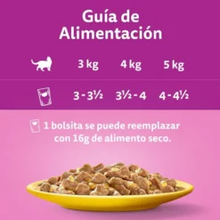 Whiskas Selección Aves Gelatina en Bolsita para Gatos Adultos